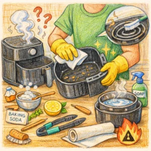 air fryer clean