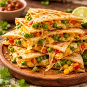 cheesy peasy quesadilla