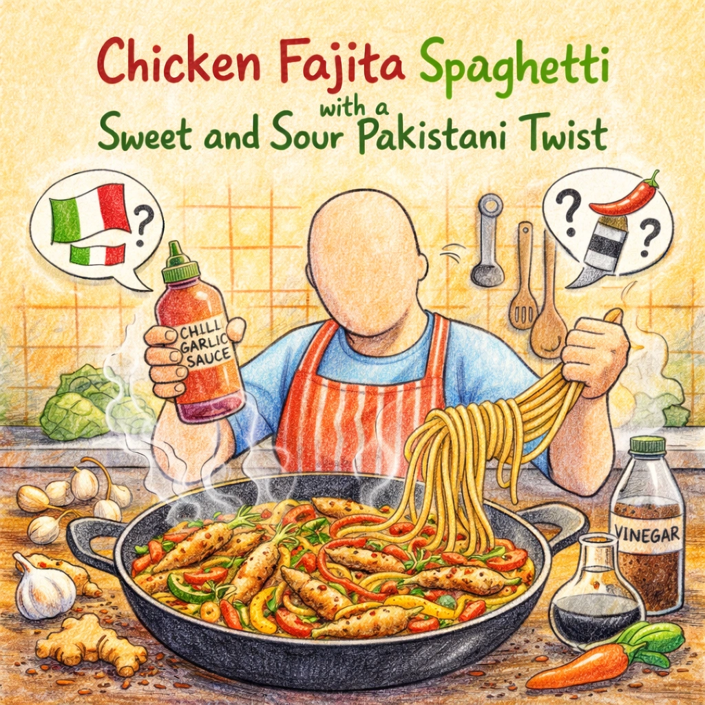 chicken fajita spaghetti
