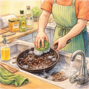 How to stop Your Flat Skillet Pan From Burning Black flat skillet pan