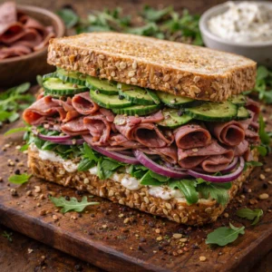 roast beef & horseradish power sandwich