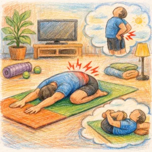 stretching routines, relieve back pain