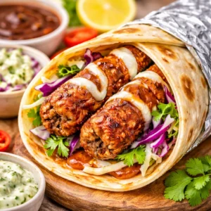 seekh kebab wrap