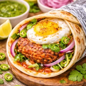 shami kebab wrap