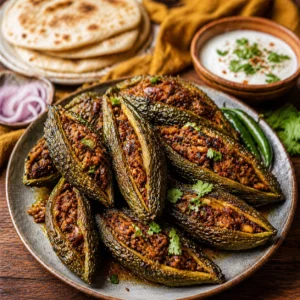 stuffed karela