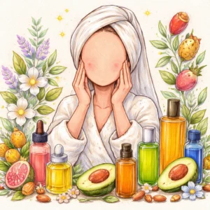 oils, skin