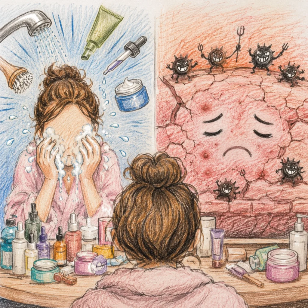 overwashing, over treatment