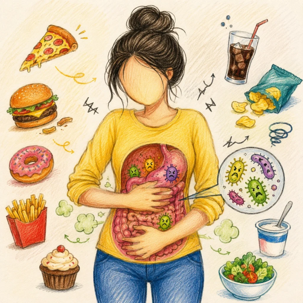 digestive system, unhealthy