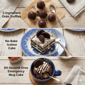 oreo, deserts