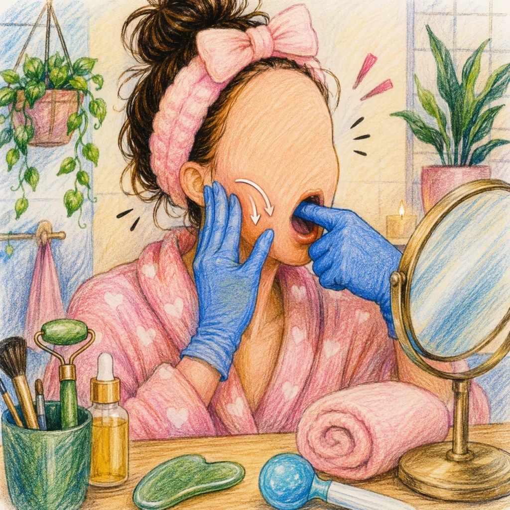 buccal lymph drainage void