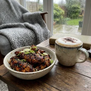 wings, cappucino 