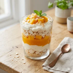mango pavlova